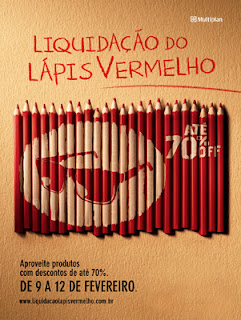 Liquidação do Lapis Vermelho