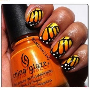 Inspiração: Nail Art - Borboleta
