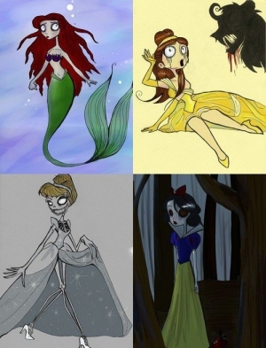 AS PRINCESAS COMO VOCE NUNCA VIU: HALLOWEEN