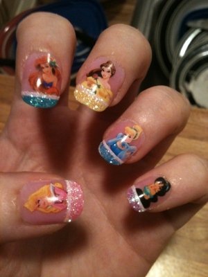 Inspiração: Art Nails - Princesas
