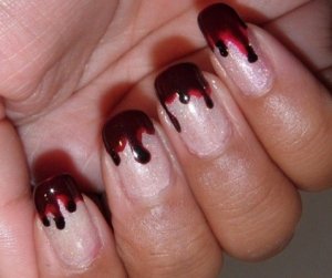 Inspiração: Art Nails - Vampire