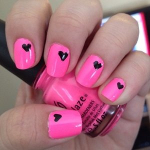Inspiração: Nail Art - Coração