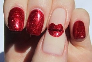Art Nails: Kiss