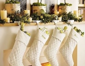 Decoração de Natal: Branco e Verde