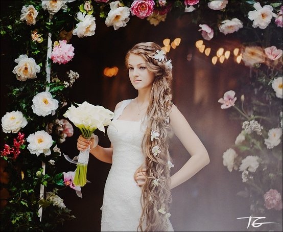 Inspiração: Noiva - Rapunzel