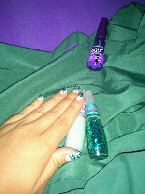 Art Nails: Ombre - Conchas + Brilho da Sereia