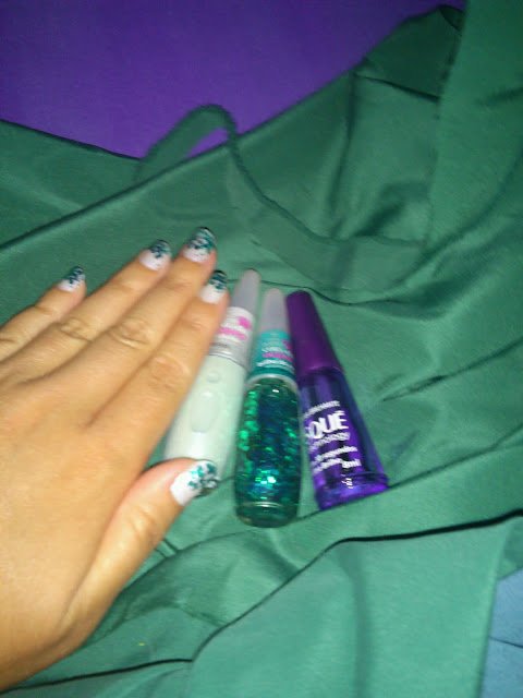 Art Nails: Ombre - Conchas + Brilho da Sereia - imagem 2