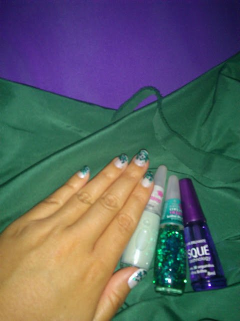 Art Nails: Ombre - Conchas + Brilho da Sereia - imagem 3