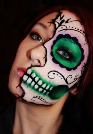Inspiração: Caveira Mexicana - Carnaval
