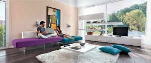 #Inspiração : Sala Turquesa + Violeta