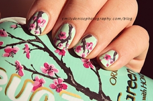 Art Nails: Cerejeira