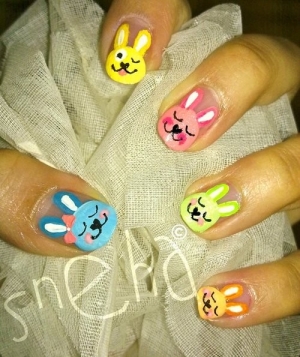 Art Nails: Coelhinho Da Pascoa