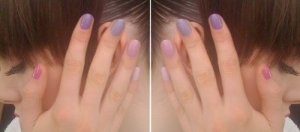 Art Nails: Degrade Pink+ Lilac