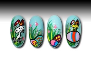 Art Nails: Pascoa + Ovos + Snoop - imagem 2