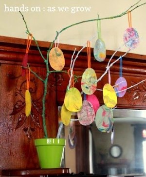 Inspiração para #Osterbaum - Arvore da #Pascoa - Easter Tree