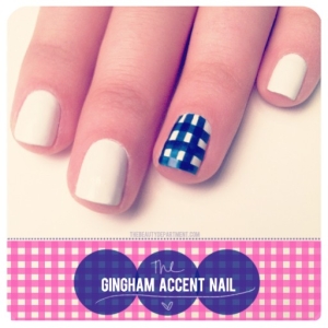 Art Nails: Xadrez + Branco