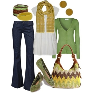 #ItGirl: #Verde #Amarelo #Casual