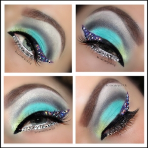 #MakeUp: #Verde #Azul #Amarelo