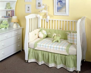 #Quarto #Bebe: #Verde #Amarelo #Sapinhos