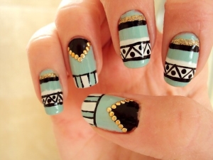 #ArtNails: #Etnico #Verde