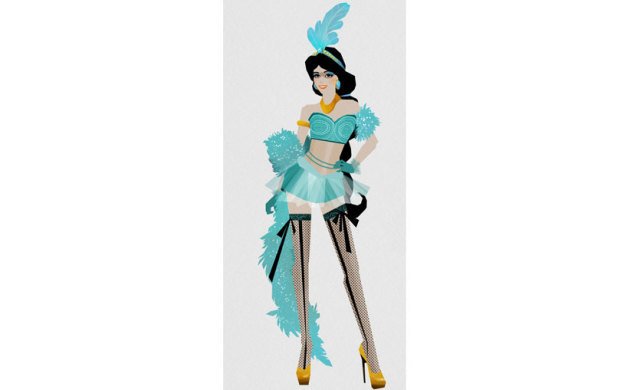 #As #Princesas #Disney #Como #Você #Nunca #Viu : #Bailarinas #Burlescas #sexy - imagem 2