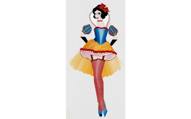 #As #Princesas #Disney #Como #Você #Nunca #Viu : #Bailarinas #Burlescas #sexy - imagem 6