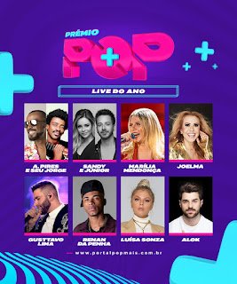 Liderado por Anitta, Luísa Sonza e Manu Gavassi Prêmio POP Mais 2020 inicia votações - imagem 8