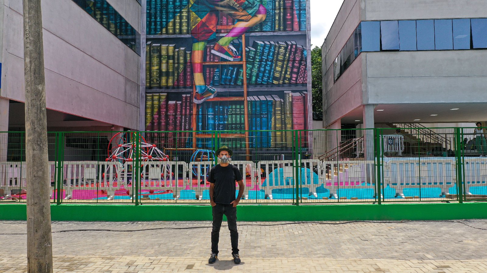 Eduardo Kobra destaca a importância dos livros em mural na cidade de Sorocaba - Novo release - imagem 3