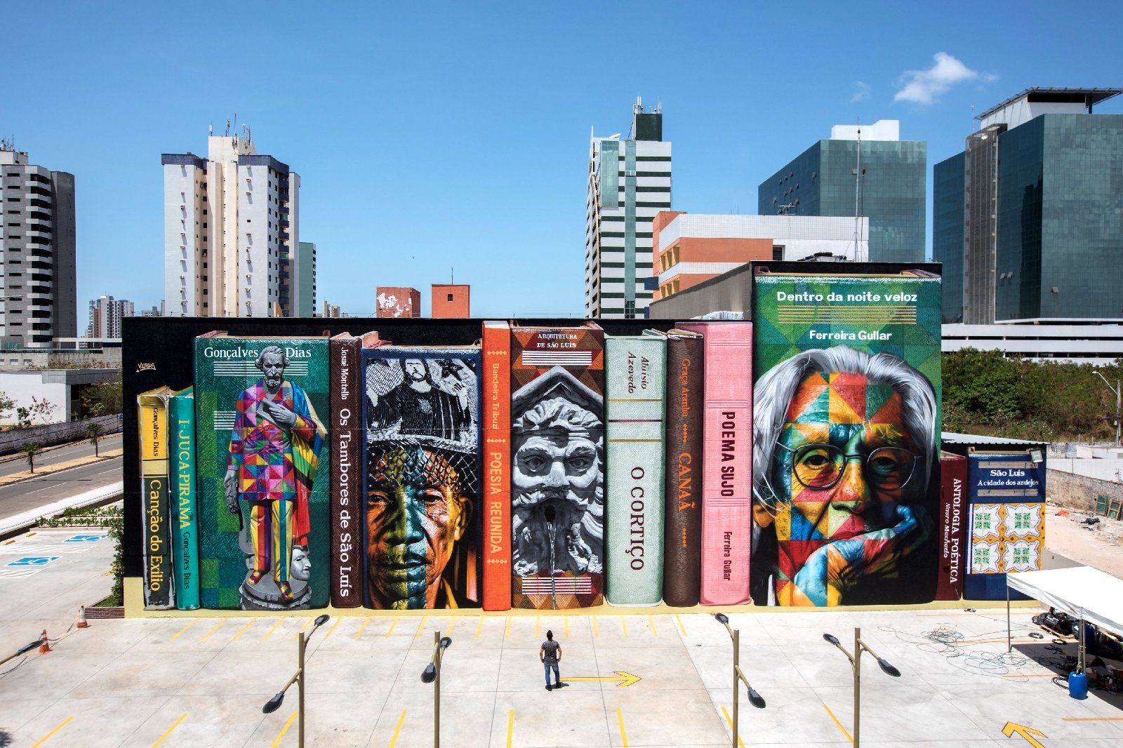 Eduardo Kobra destaca a importância dos livros em mural na cidade de Sorocaba - Novo release - imagem 7