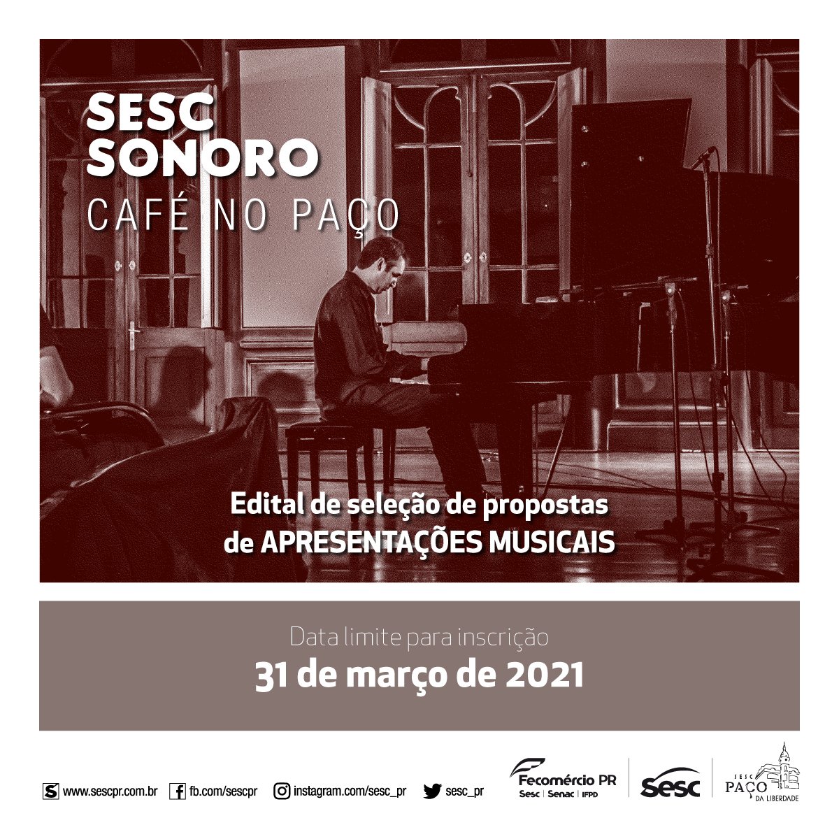 Abertos editais do projeto Sesc Sonoro para seleção de apresentações musicais no Sesc PR - imagem 2