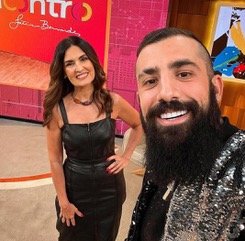 Kaysar estreia sua carreira musical no Encontro com Fátima Bernardes