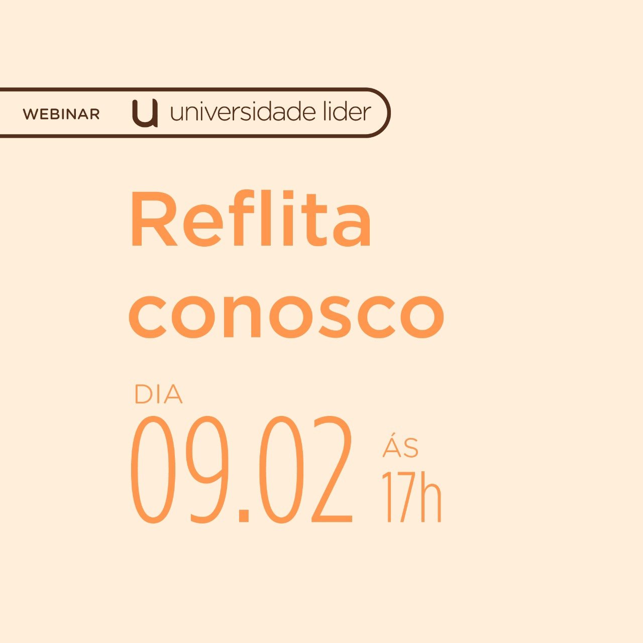 Lider Interiores promove webinar ''Reflita Conosco'' mediado por Camila Fix