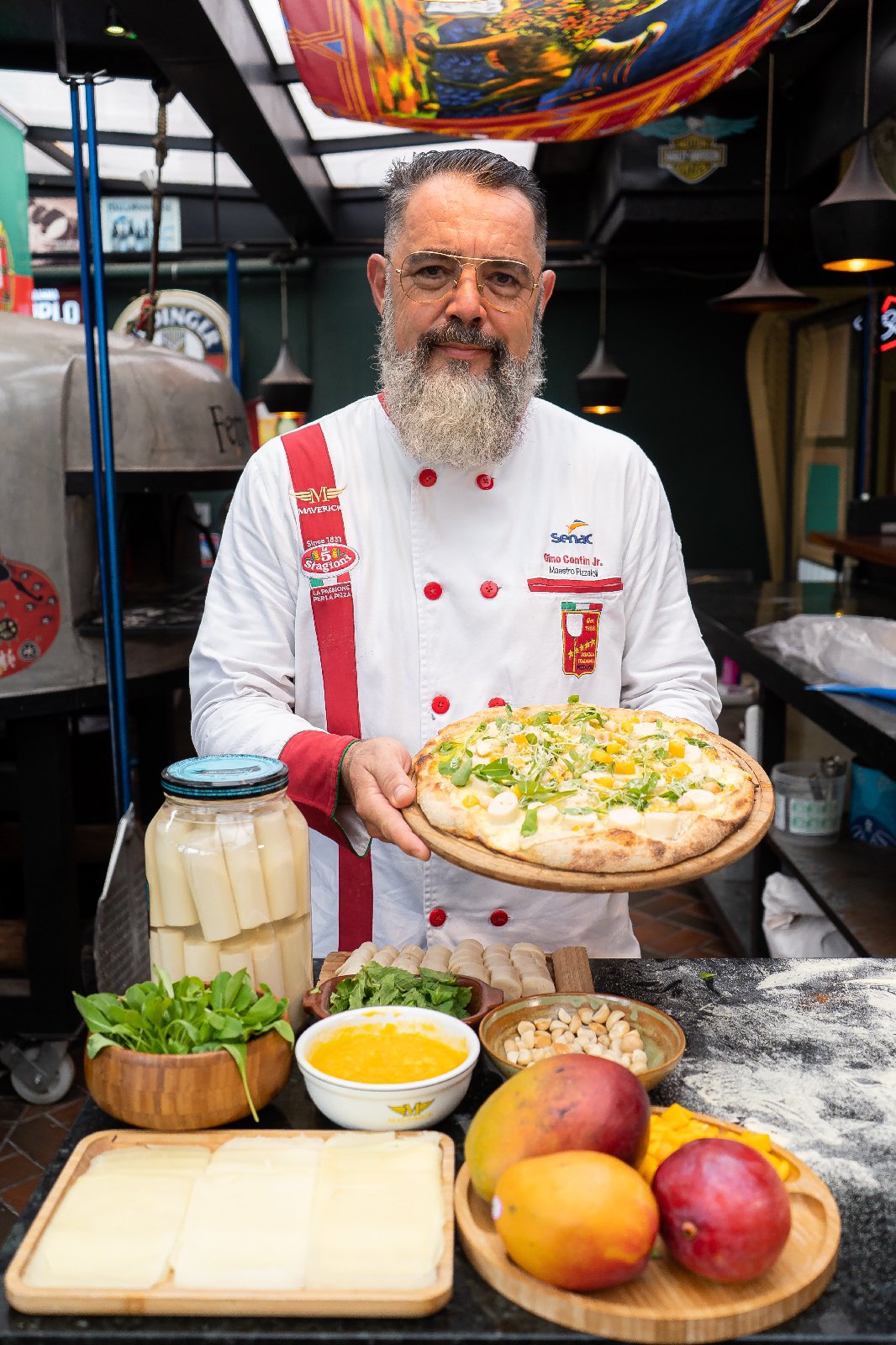 Chef Gino Contin cria Pizzas Napolitanas com sabores sofisticados