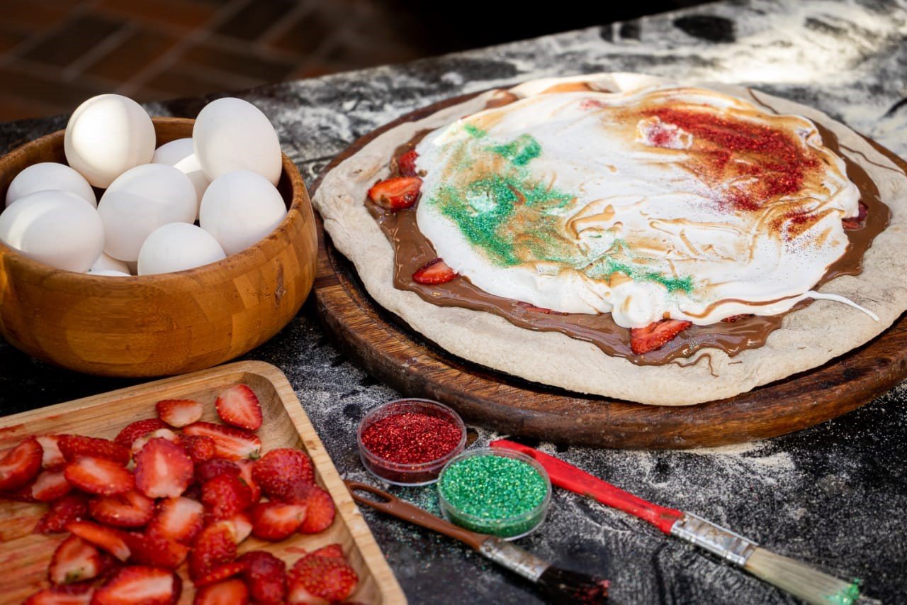 Chef Gino Contin lança pizza La Bella Páscoa com as cores da Itália