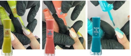 FRANCESINHA TRANSVERSAL COLORIDA: APRENDA A FAZER A NAIL ART TENDÊNCIA DO VERÃO - imagem 5