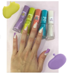 FRANCESINHA TRANSVERSAL COLORIDA: APRENDA A FAZER A NAIL ART TENDÊNCIA DO VERÃO - imagem 6