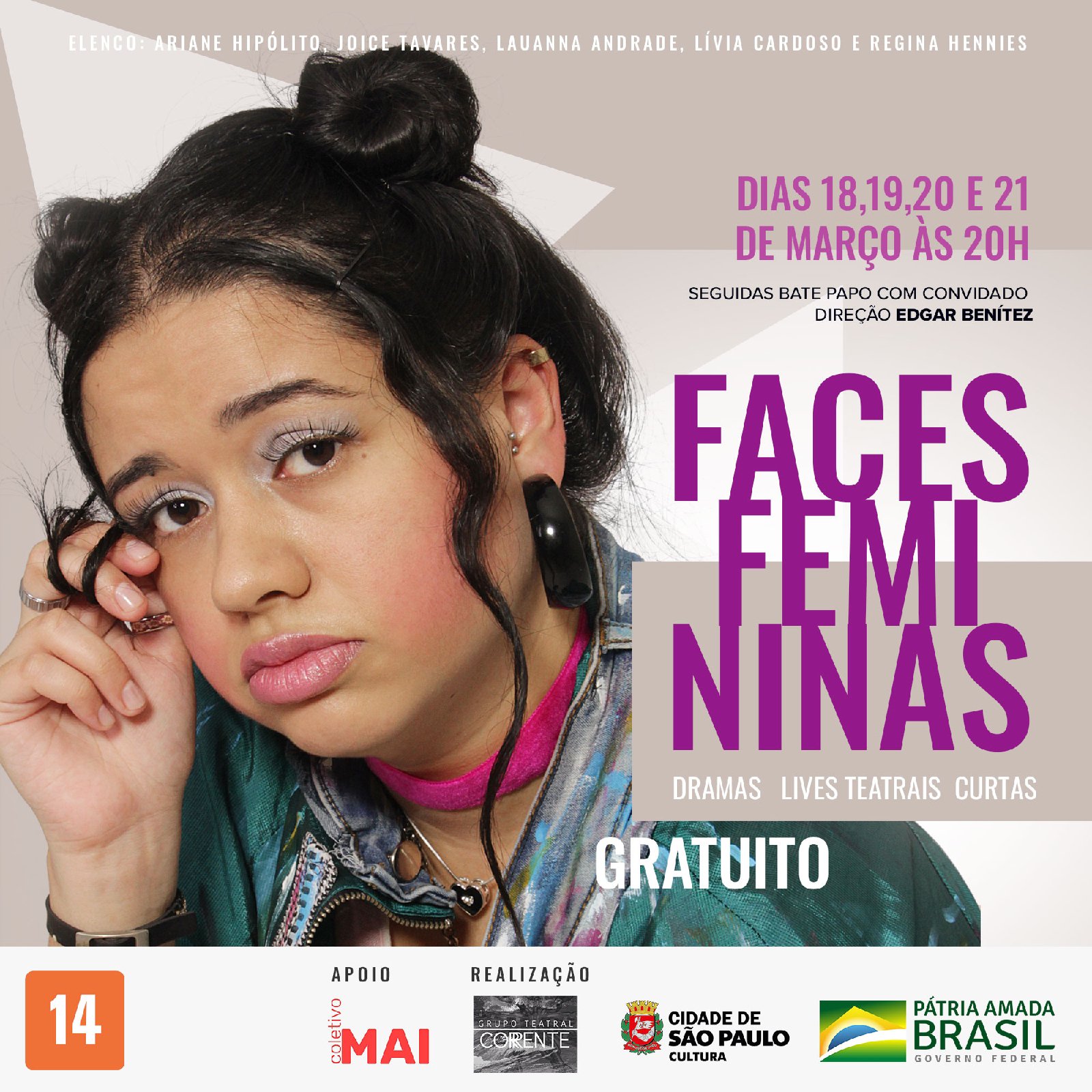 Grupo Teatral Corrente produz primeira peça em formato de live - imagem 2