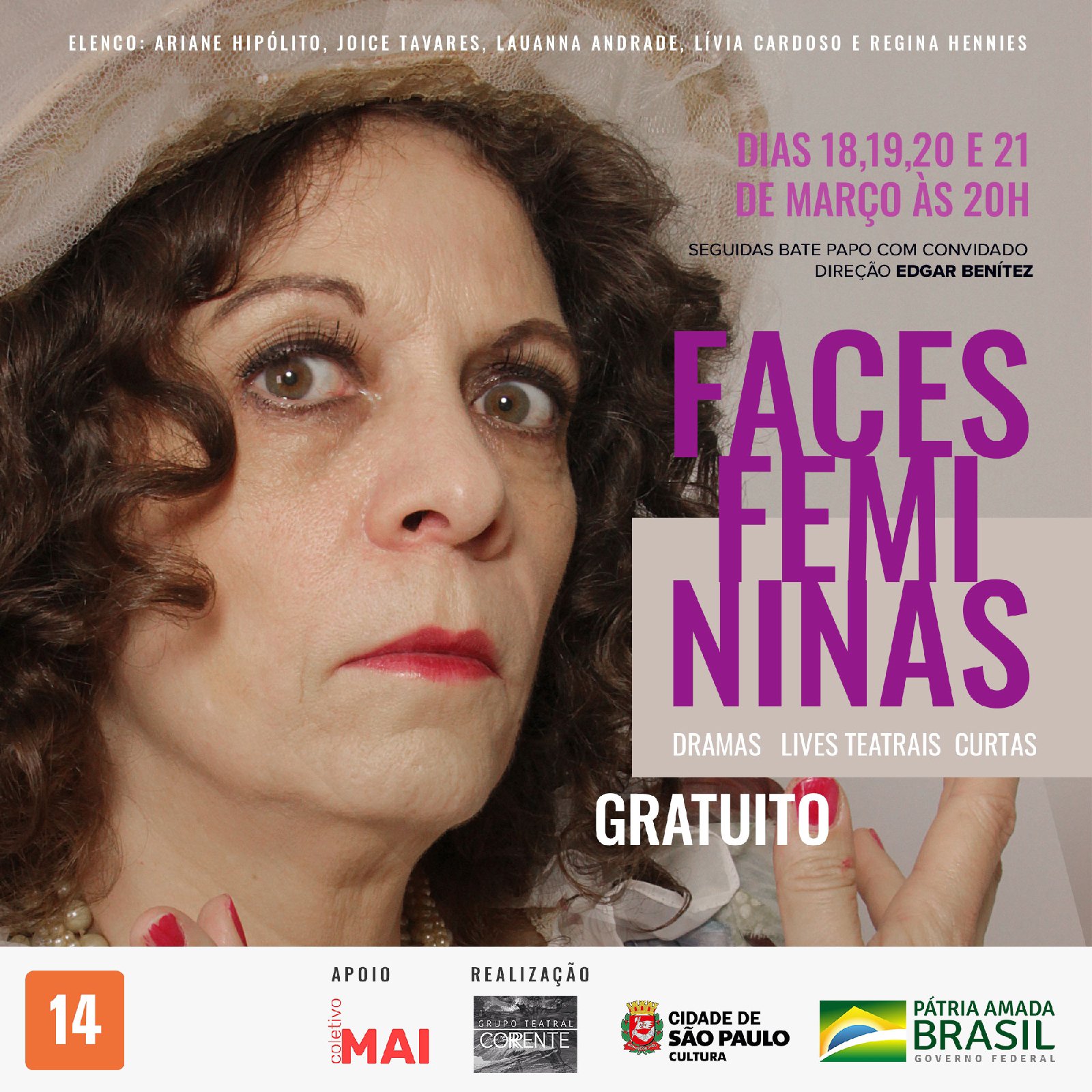 Grupo Teatral Corrente produz primeira peça em formato de live - imagem 3