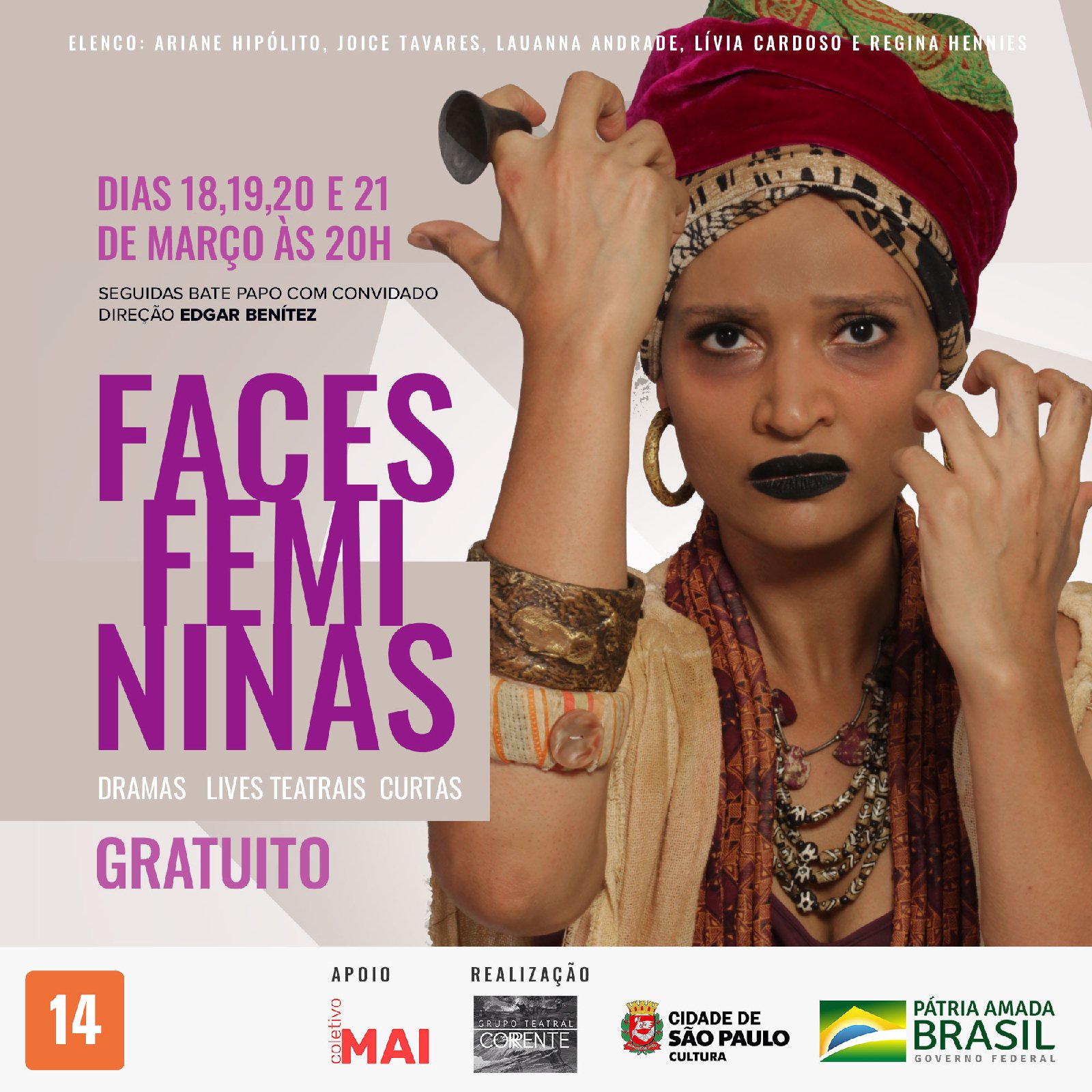 Grupo Teatral Corrente produz primeira peça em formato de live - imagem 4