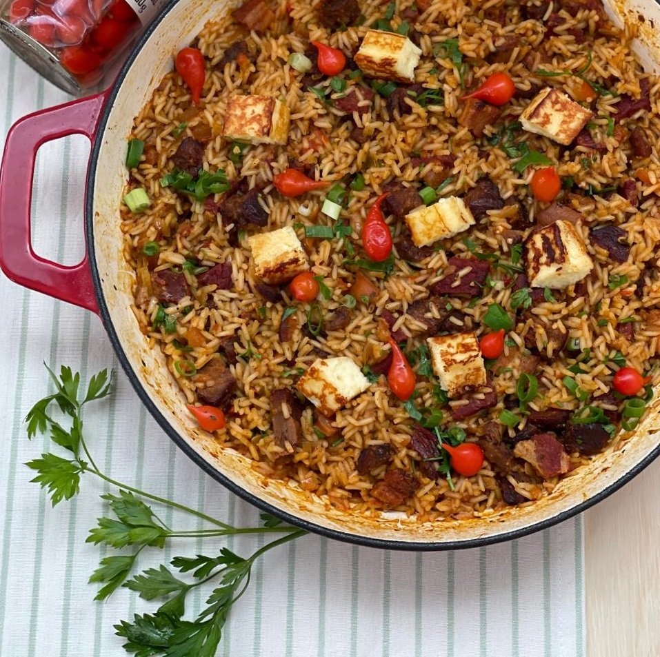 Arroz Carreteiro com Pimenta Biquinho Temperada
