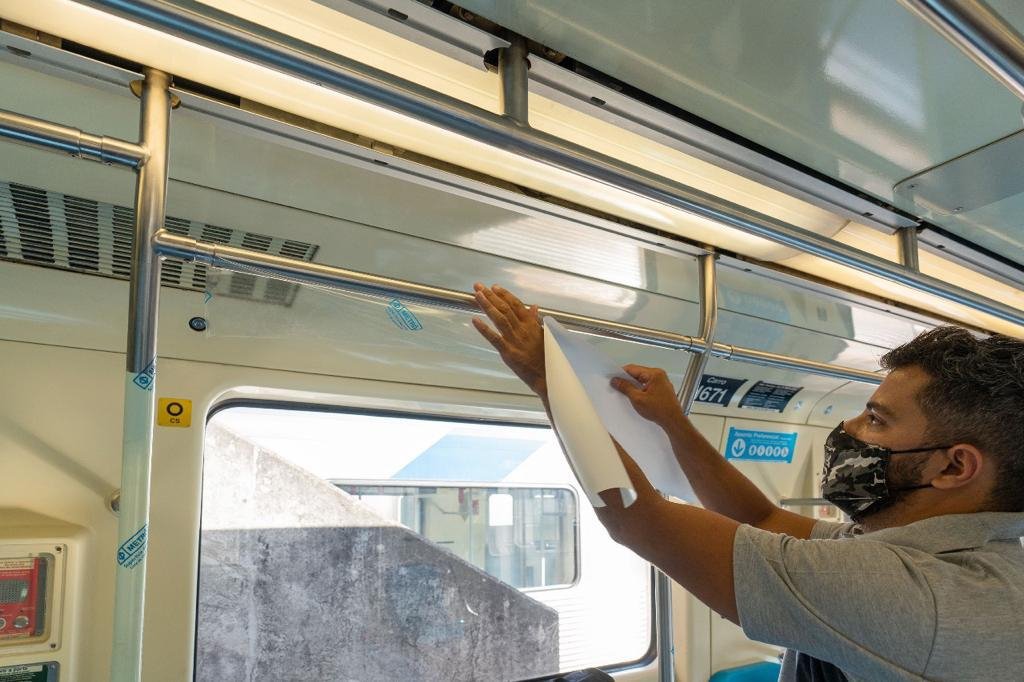 Metrô implementa soluções contra Covid em trem da Linha 3-Vermelha - imagem 4