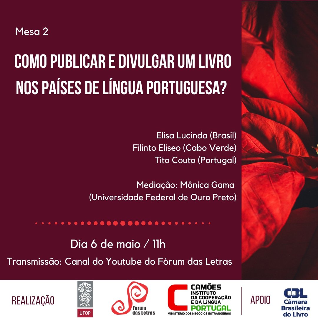 O Fórum das Letras, O Camões - Centro Cultural Português em Brasília e a Câmara Brasileira do Livro convidam - imagem 3