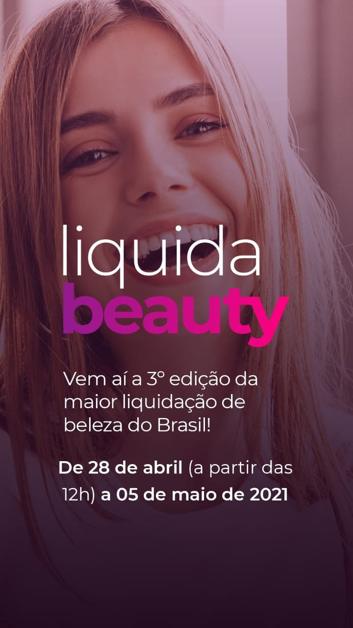 Produtos de beleza e moda tem até 70% de desconto na Liquida Beauty