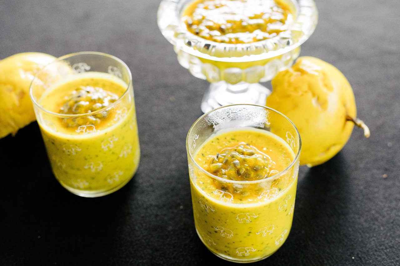 Receita de Mousse de Maracujá vegano