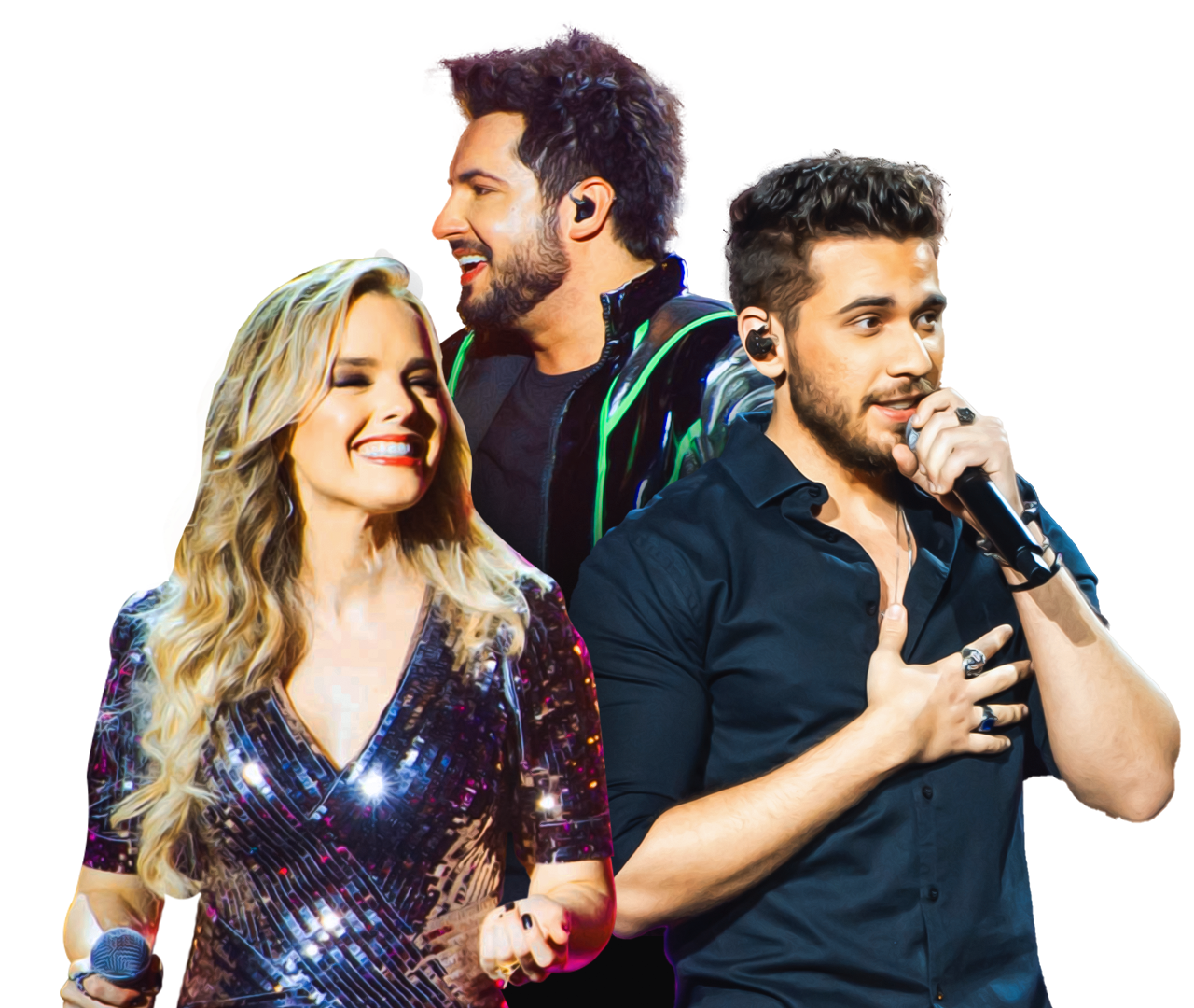 Thaeme e Thiago divulgam música com Gustavo Mioto