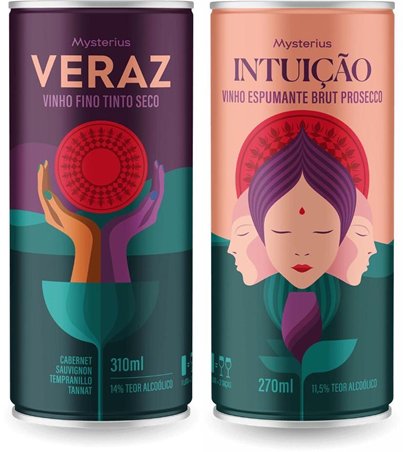 Vinho em lata Mysterius chega ao mercado produzido pela Vinícola Guatambu