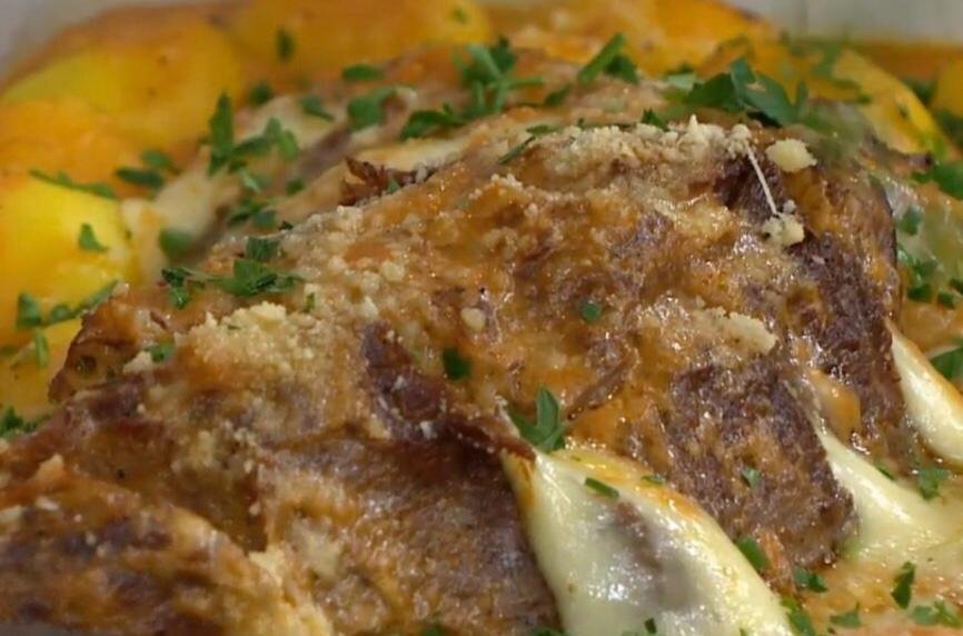 Carne ao Molho de Laranja e Parmesão Gratinado - imagem 2