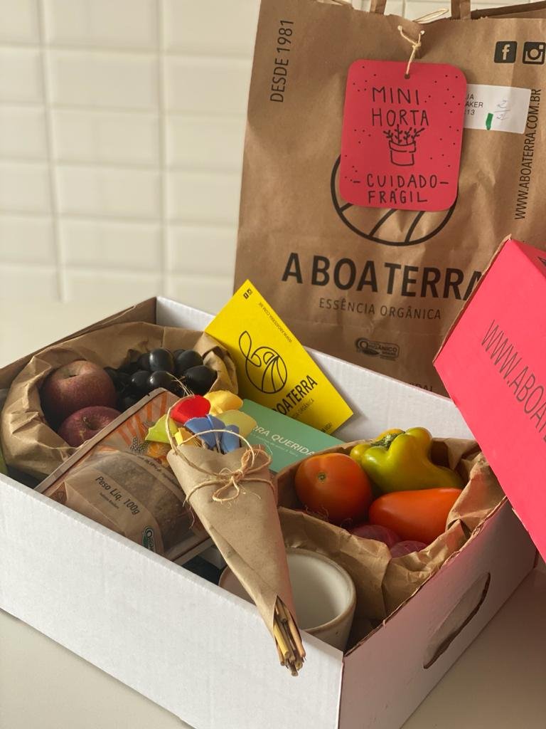 Dia das Mães em casa: A Boa Terra oferece cestas com produtos orgânicos para celebrar a data