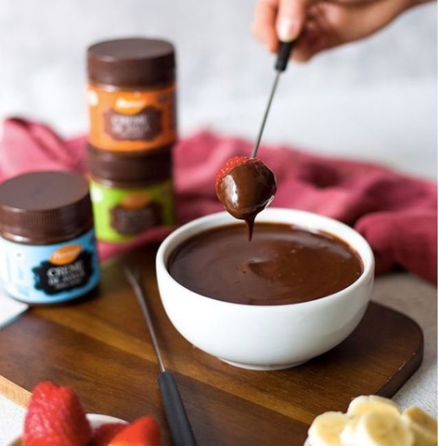 Flormel sugere Fondue com Creme de Avelã para a noite do Dia dos Namorados