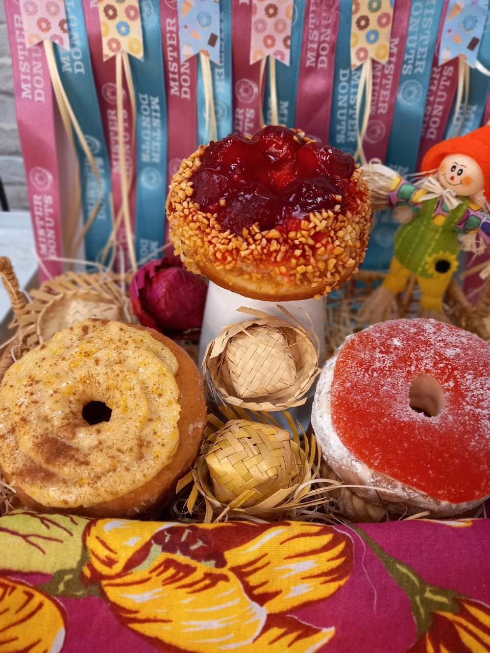 Mister Donuts cria cardápio especial com sabores juninos